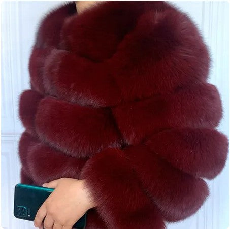 Maomaokong Fox Fur Coat - Elevate Your Elegance