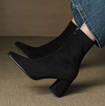 Tylia Genuine Suede Boots - Everyday Elegance