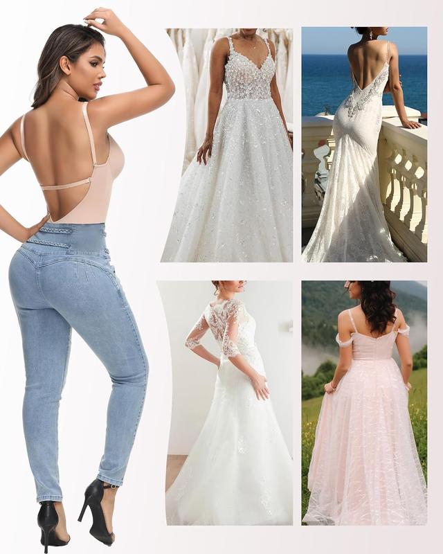 Backless Shapewear Strapless Deep U Shapewear