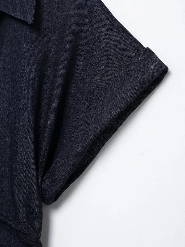 Denim Midi Dress - Day to Night Glam!