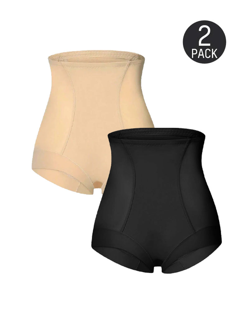 Women's High Waist Tummy Control Mesh Breathable Hip Lifting Body Shaping Panties