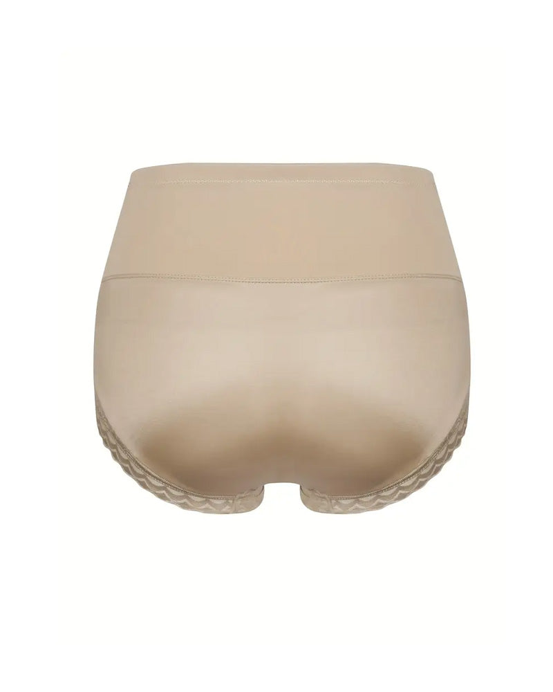 Women's High Waist Lace Thin Tummy Control Seamless Body Shaping Panties