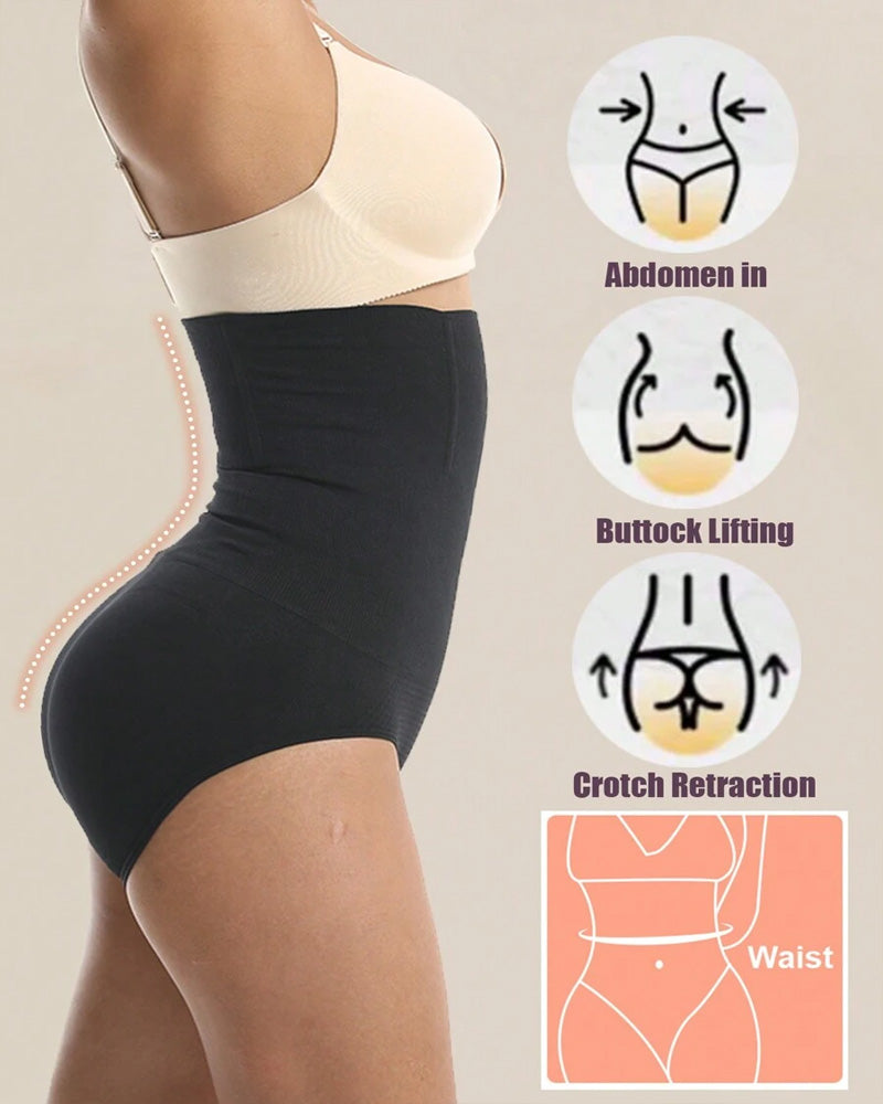 Women's Seamless High Waist Body Shaping Tummy Tuck Hip Lifting Panties
