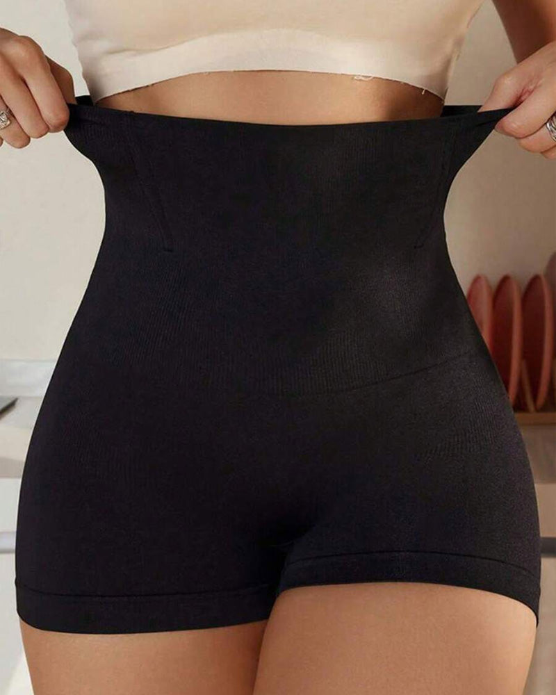 High Waist Hip-Enhancing Hip-Lifting Tummy-Tightening Seamless Large-Size Body-Shaping Pants