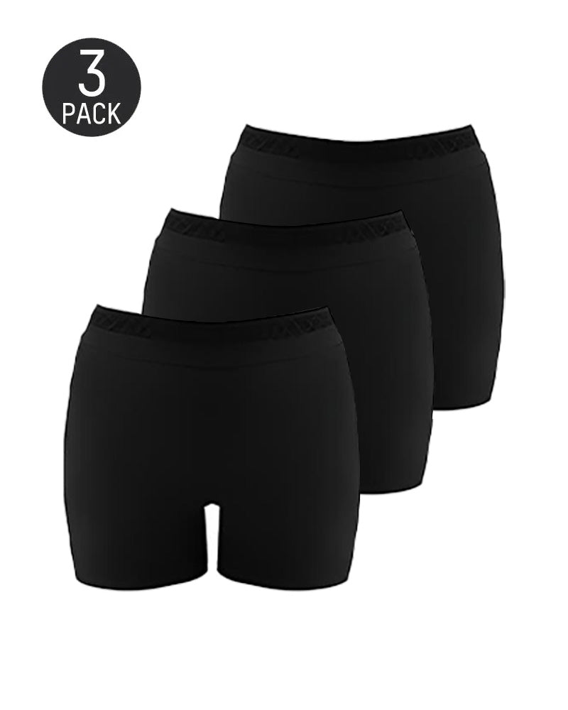 Solid Color Hip-Lifting and Tummy-Controlling Mid-Rise Body-Shaping Shorts