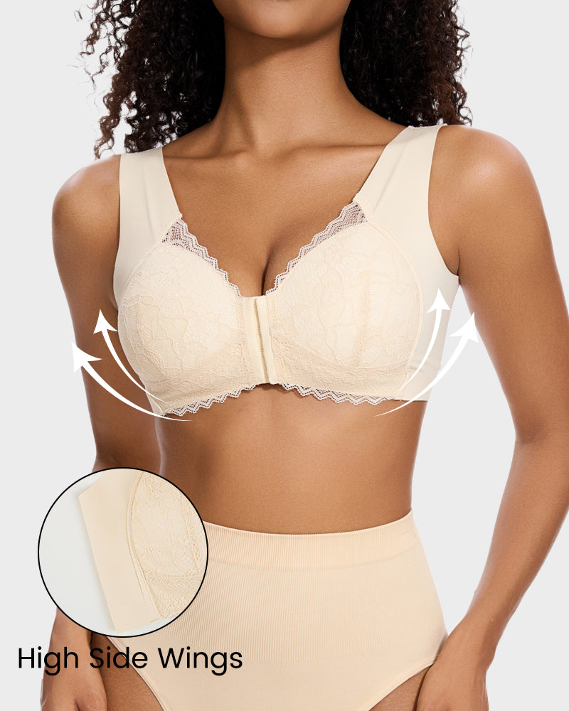 Front Closure '5D' Shaping Wireless Bra