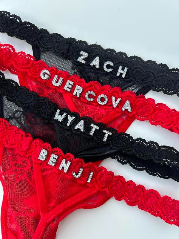 Custom Thong - Name Thong custom thong adult lingerie