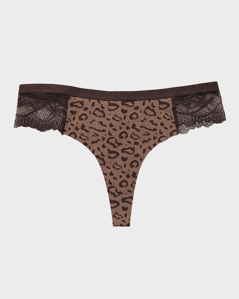 Floralshe®Seamless Comfort Lace Thong Panty