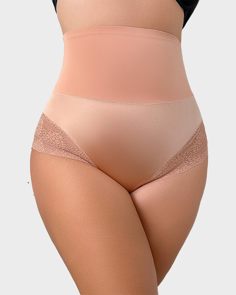 Floralshe® Lace-Trim Shaping Brief Panty