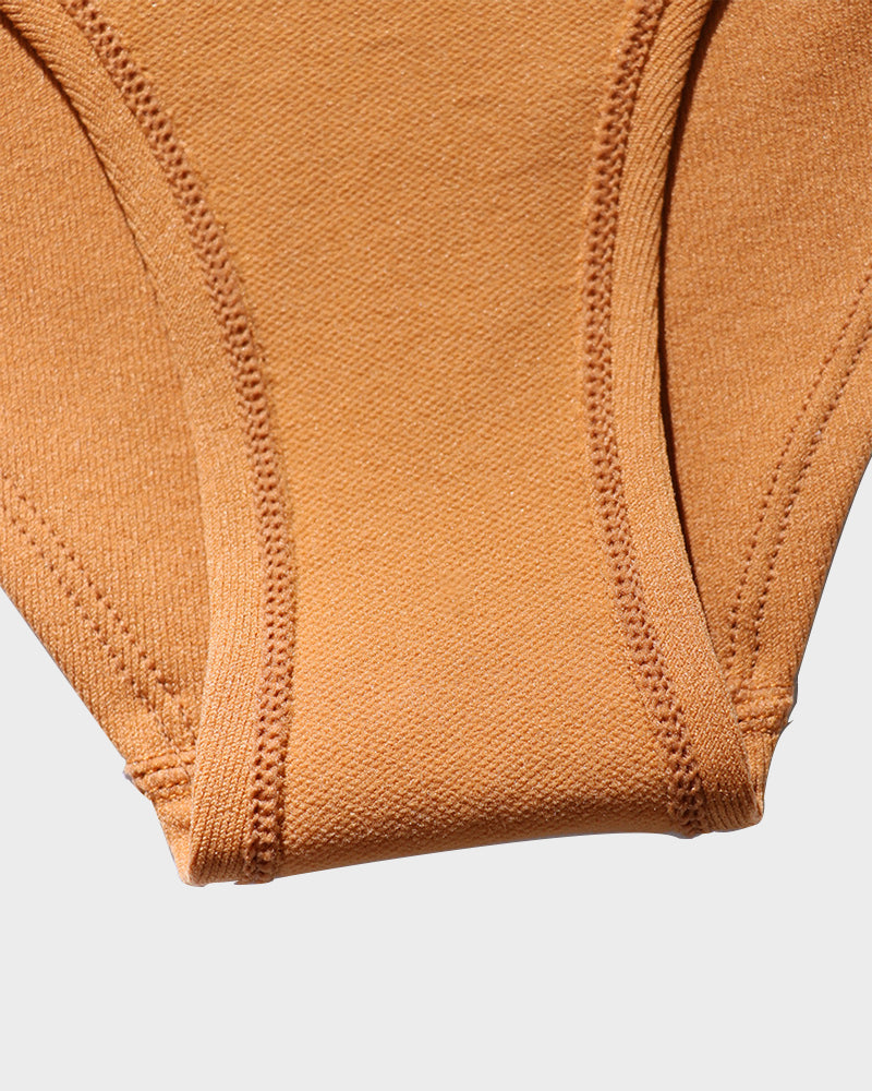 Floralshe®Seamless Knitted Low-Rise Brief Panty