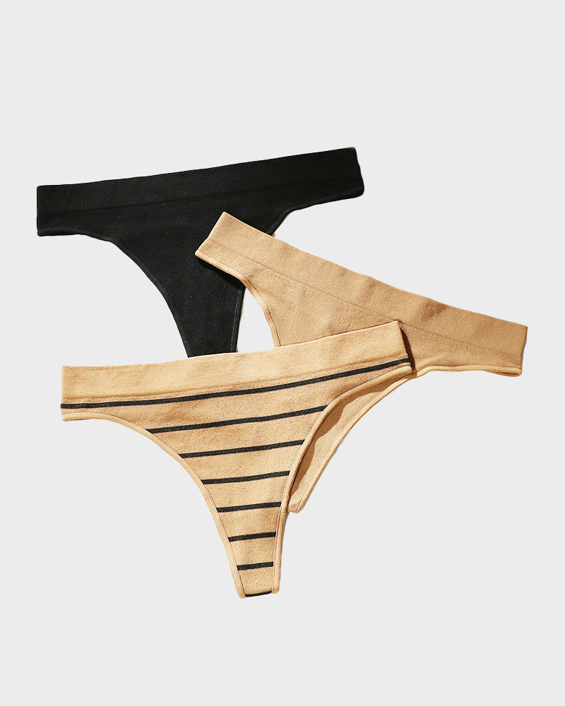 Floralshe®Comfy Low-Rise Thong Panty (3 Pack)