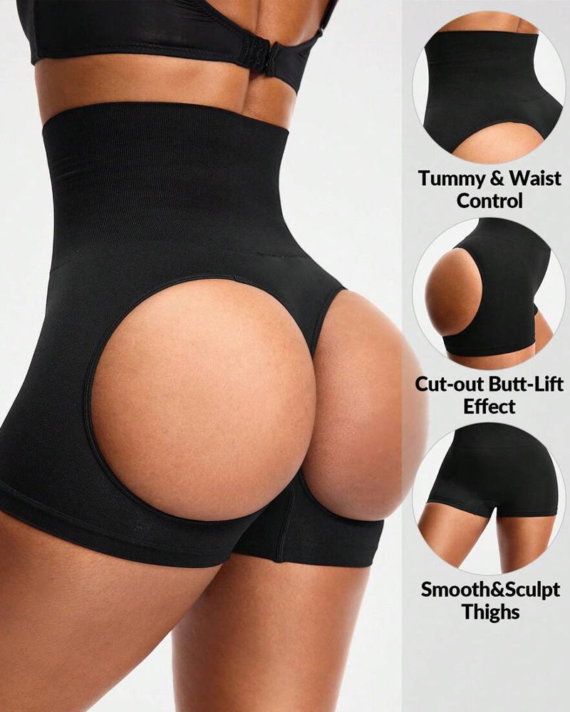 High Waist Hip-Enhancing Hip-Lifting Tummy-Tightening Seamless Large-Size Body-Shaping Pants