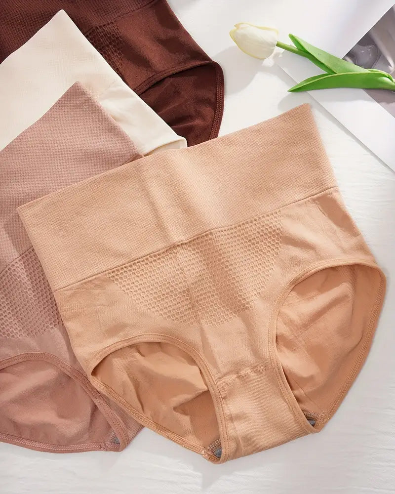 Women's High Waist Seamless Comfort Multicolor Briefs