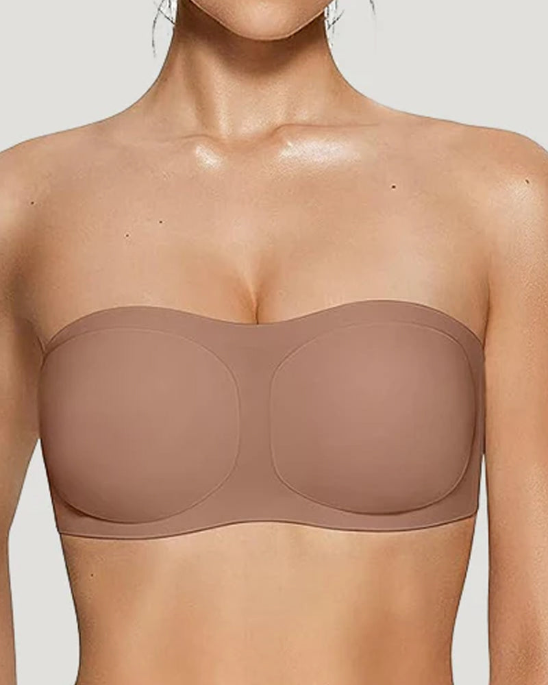 Women's Seamless Non-Slip Silicone Push-Up Bra