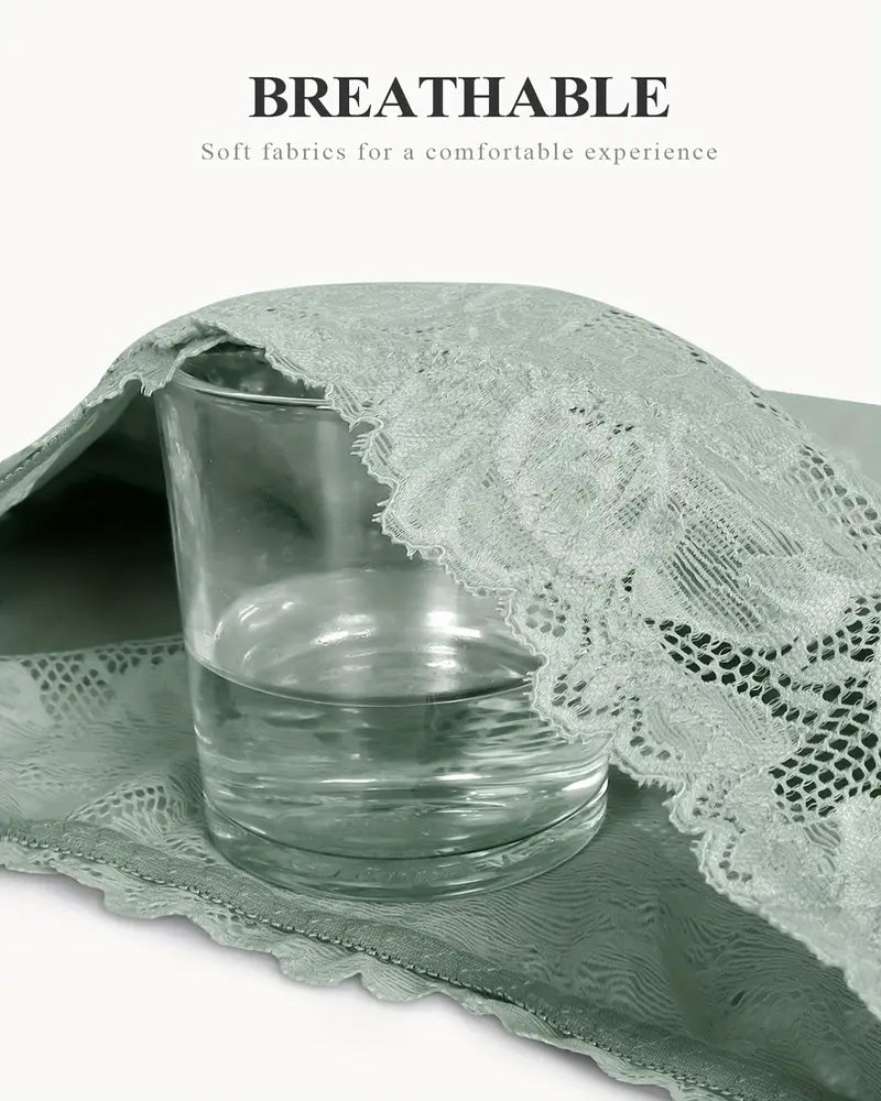 5-Pack Women's Lace High Waist Stretch Briefs