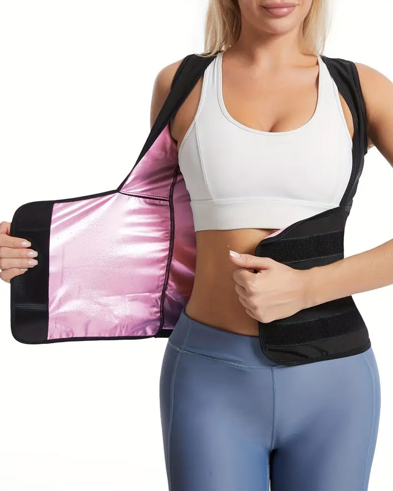 Sweat-Wicking High Waist Abdomen Shaping Sports Fitness Vest
