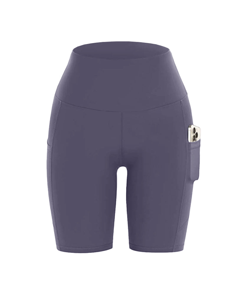 Women's Casual Sports Loose Cycling Shorts with Pockets