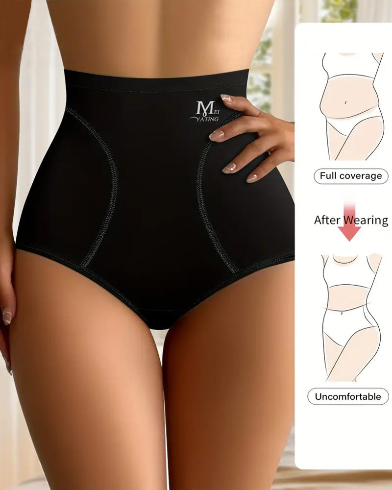 Women's High Waist Seamless Belly Shaper Comfort Panties