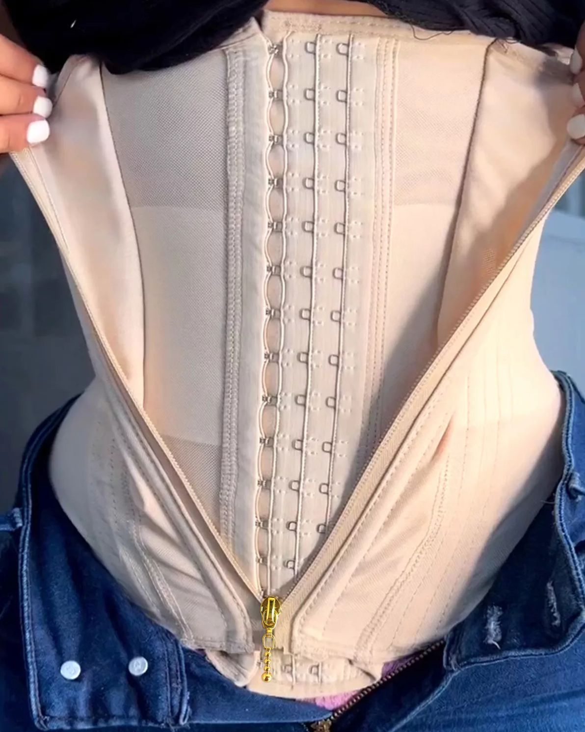 Zip & Bust Enhancing Body Shaper Tank Top