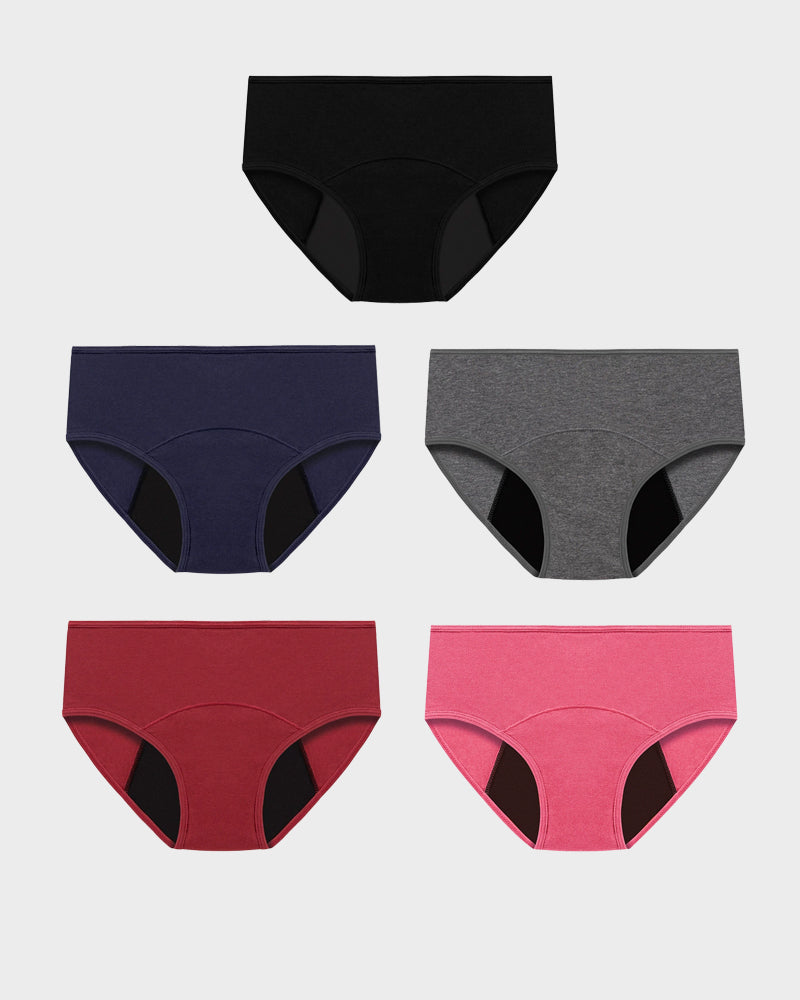 Plus size leak-proof postpartum and menstrual period underwear