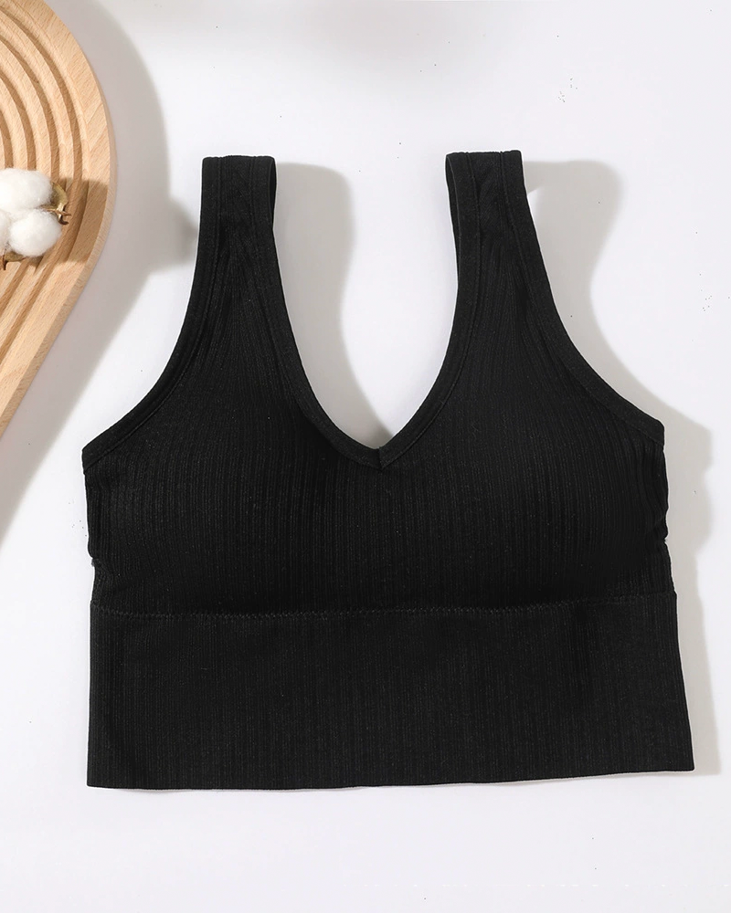 Women's Wireless Backless Longline Bra