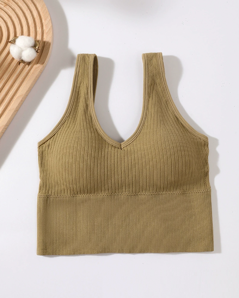 Women's Wireless Backless Longline Bra