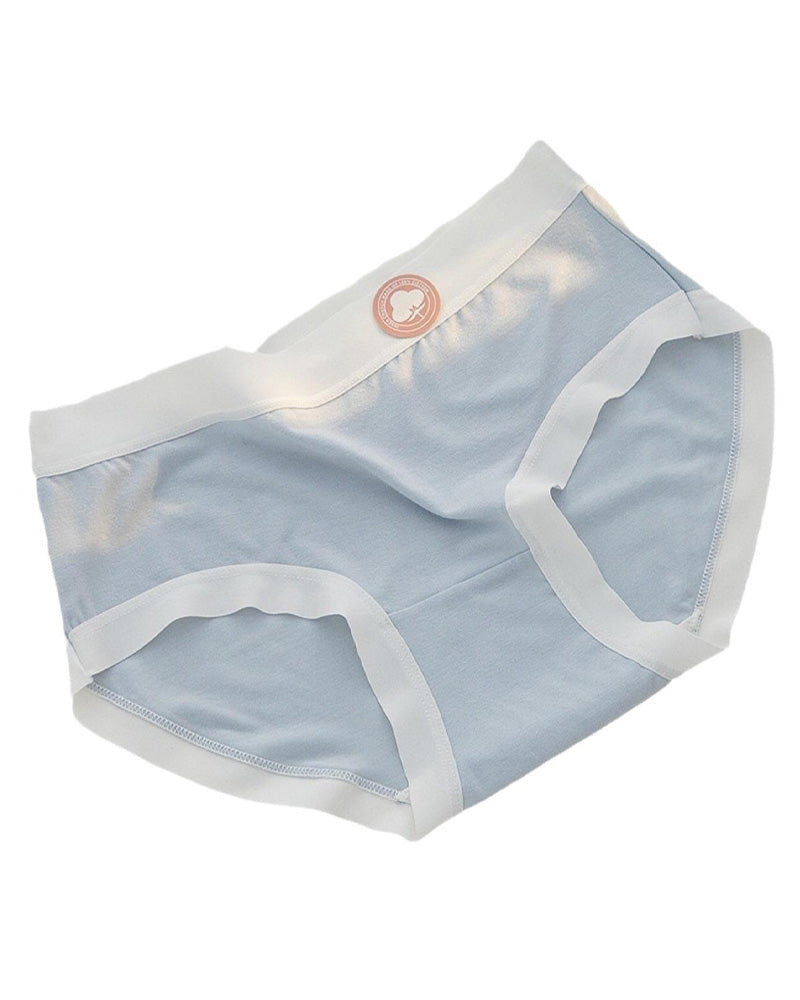 Women's Summer Thin Cotton Colorful Underwear 5 Pack