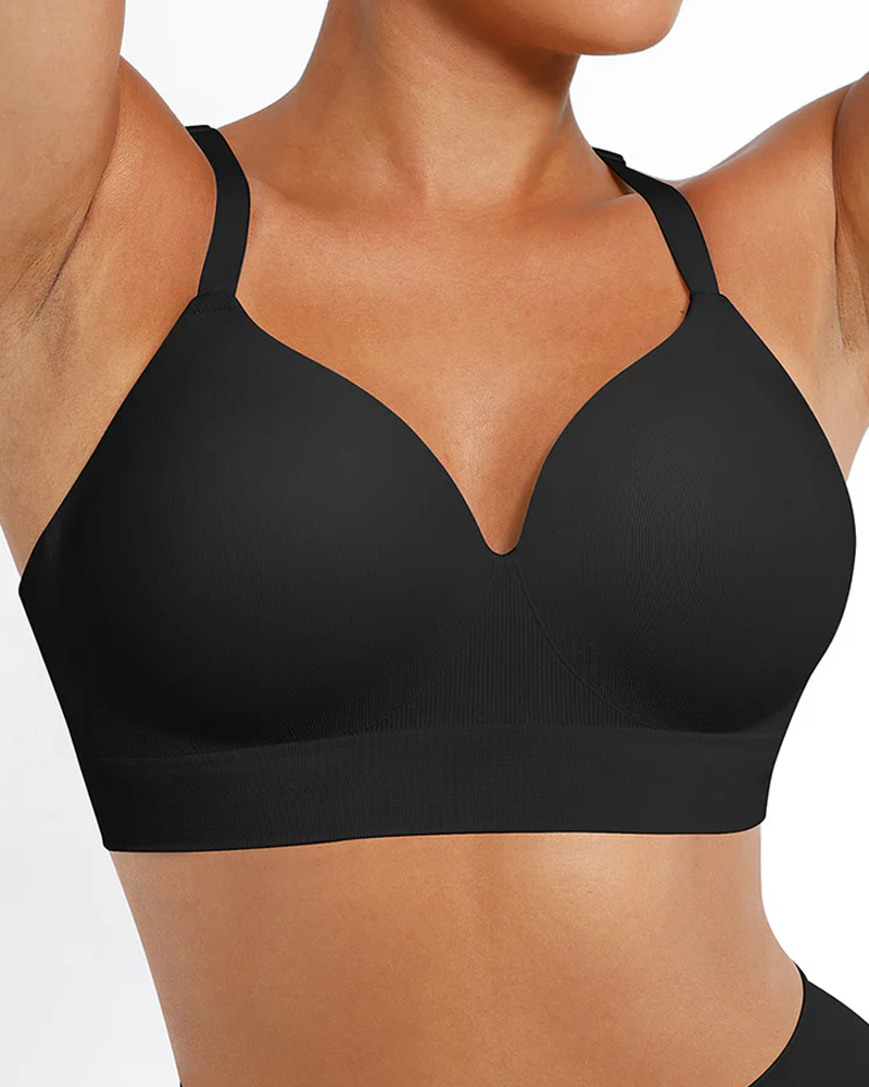 Women's Wireless Push-Up Seamless Comfort Full Coverage Bra