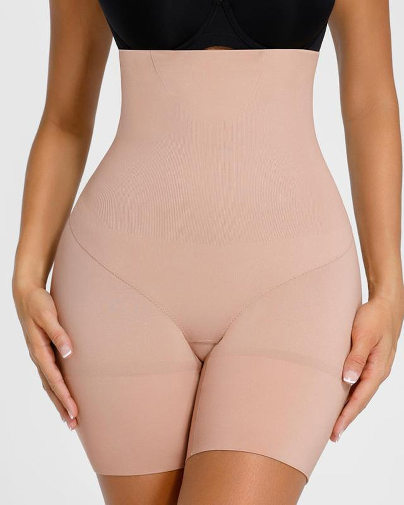 Women's Tummy Control High Waist Plus Size Compression Breathable Shaping Shorts