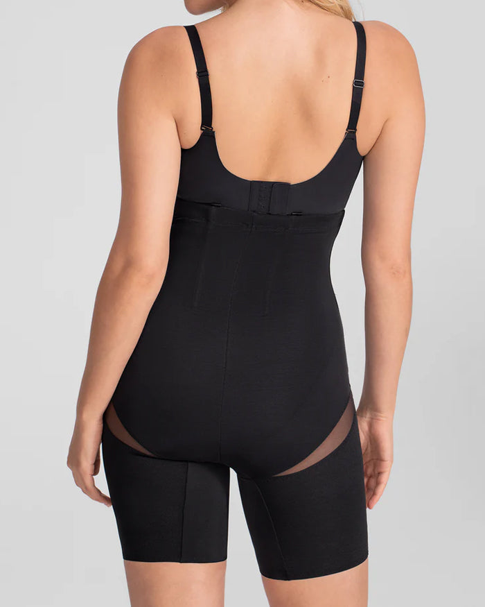 High Waist Double Layer Body Shaping Mesh Tight Tummy Lifting Breathable Shorts