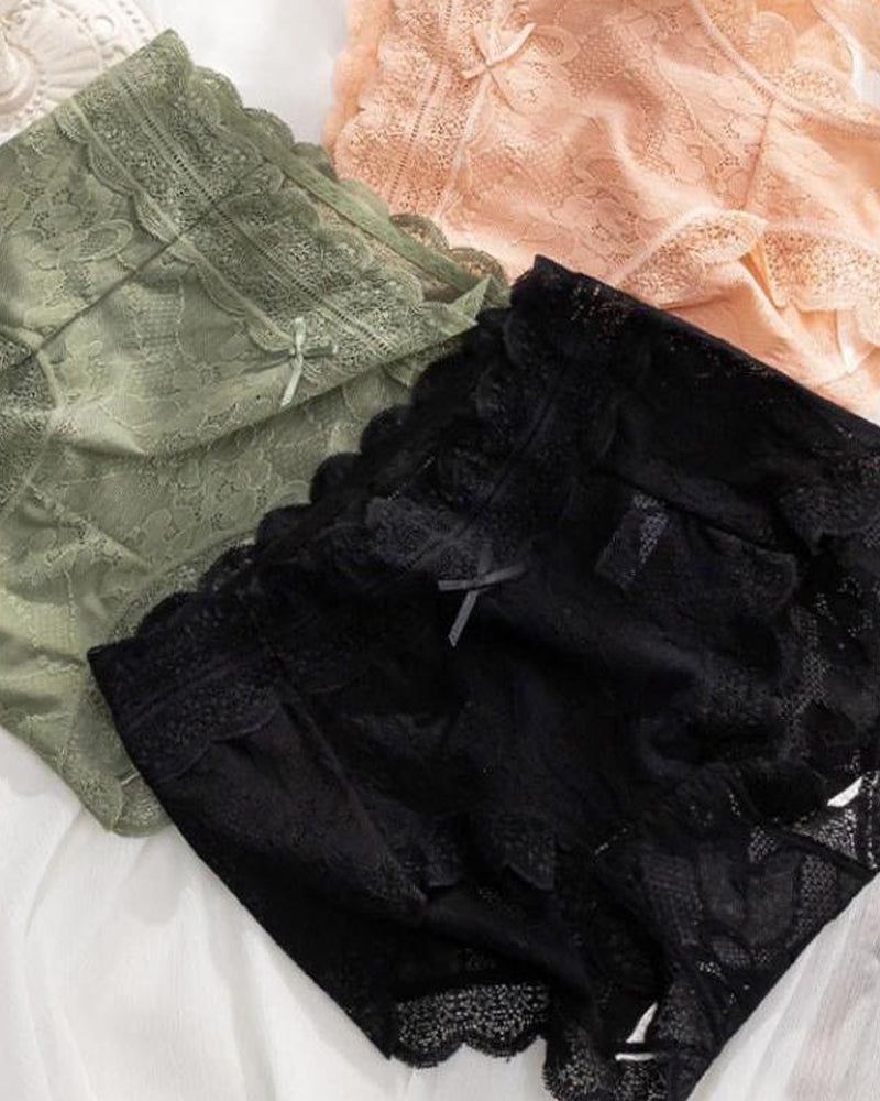 Women's Sexy Comfortable Lace Jacquard Seamless Breathable Panties