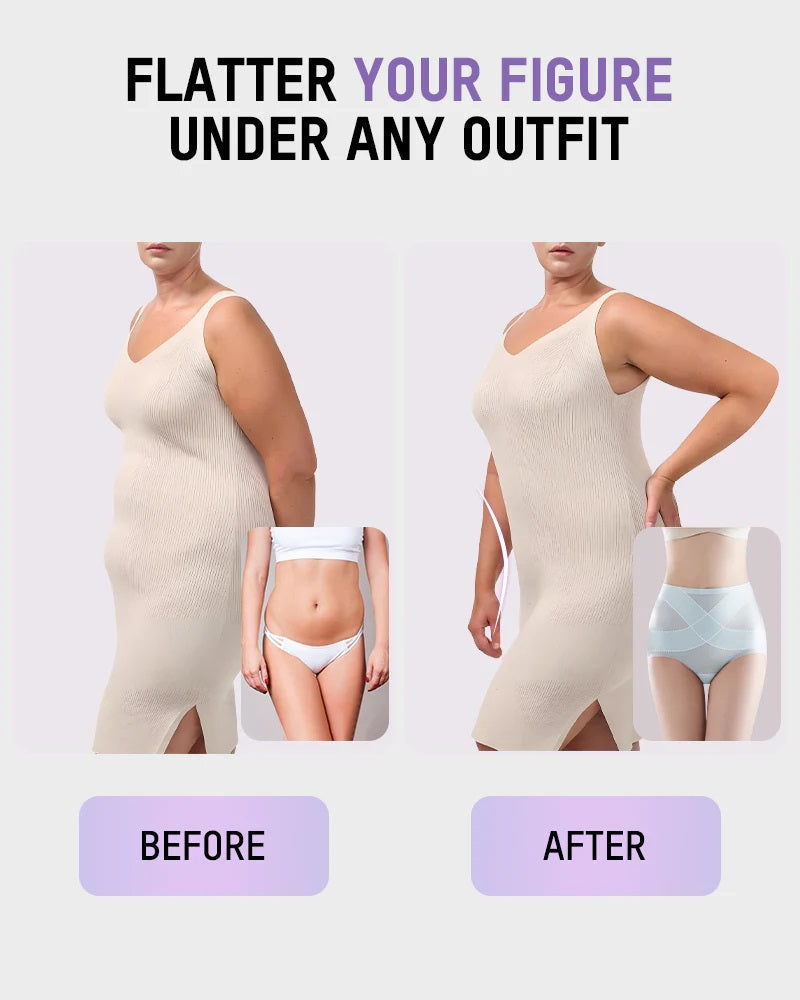 Women's Seamless Ice Silk High Waist Comfortable Underwear