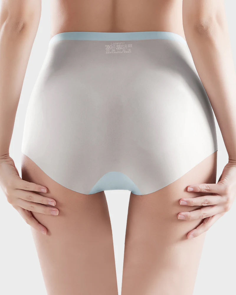 Women's Seamless Ice Silk High Waist Comfortable Underwear