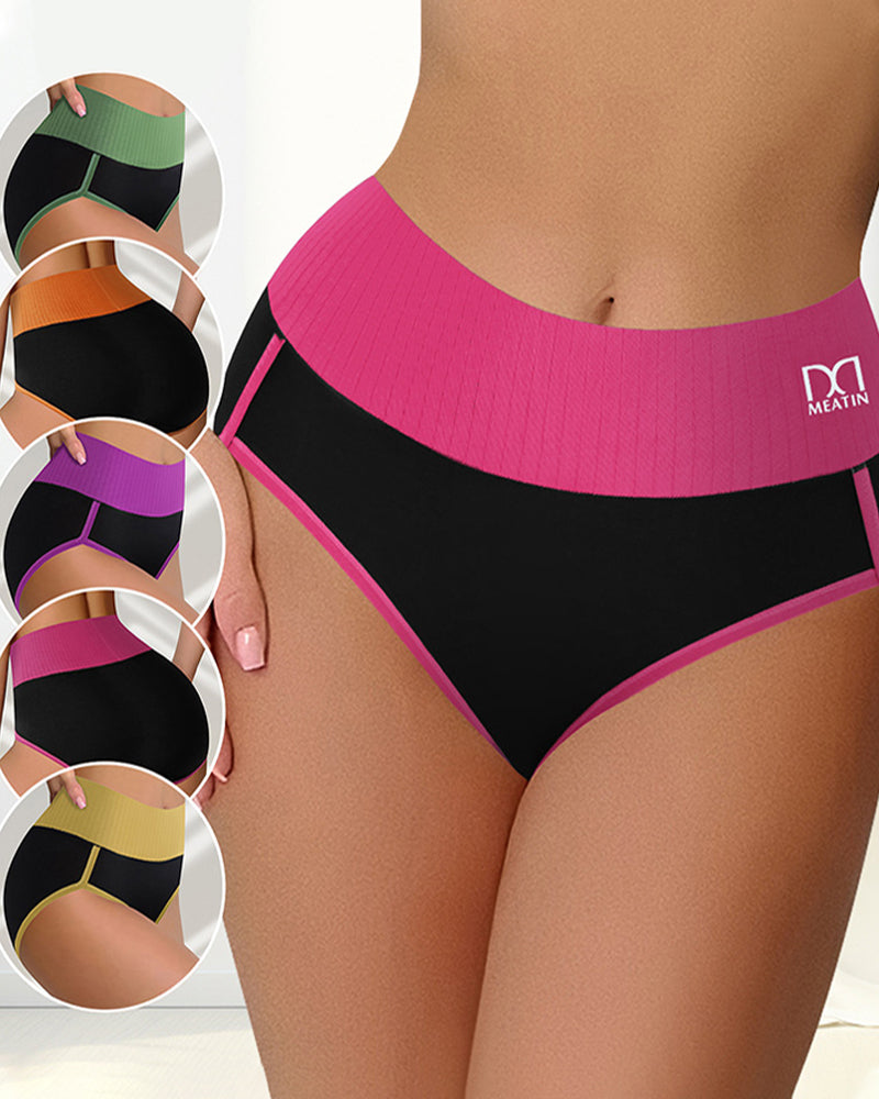 Women's Seamless High Waist Comfortable Soft Elastic Breathable Panties