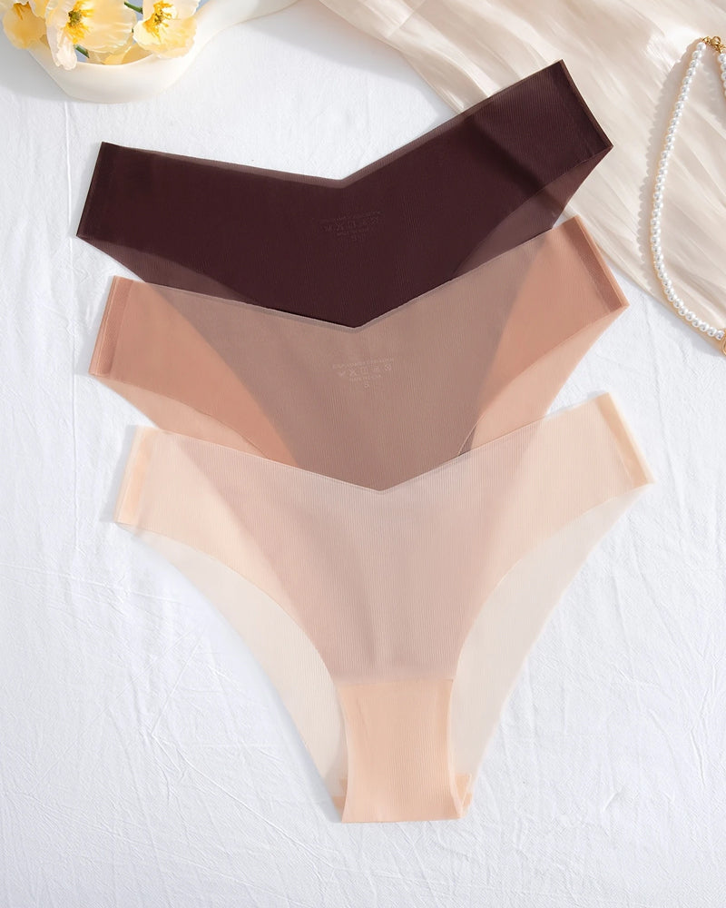 Women's Solid Color Quick-Drying Seamless Breathable Underwear