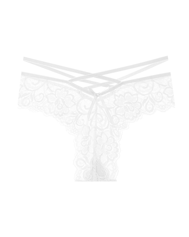 Sexy Jacquard Lace Low Rise Briefs