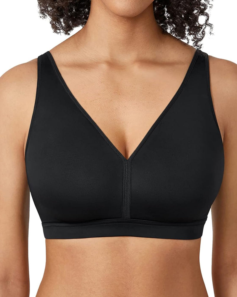 Wire-free Deep V Full Cup Comfortable Bra
