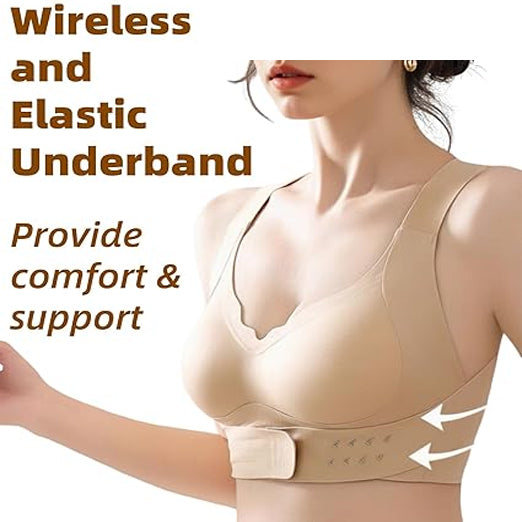 Front-clasp Push-up Posture Correction Bra