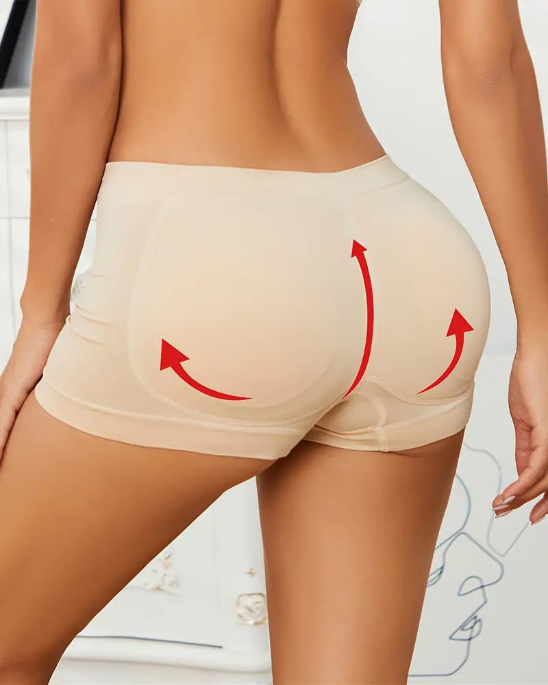 Women's Seamless Butt Enhancement Shaping Boxer Briefs