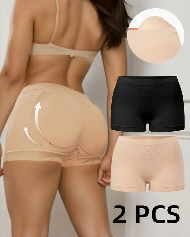 Women's Seamless Butt Enhancement Shaping Boxer Briefs