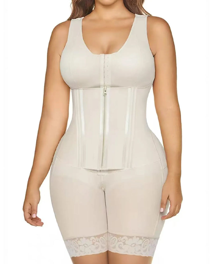 Women's Double Pressure Chest Wrap Abdomen Compression Breathable Body Shaper