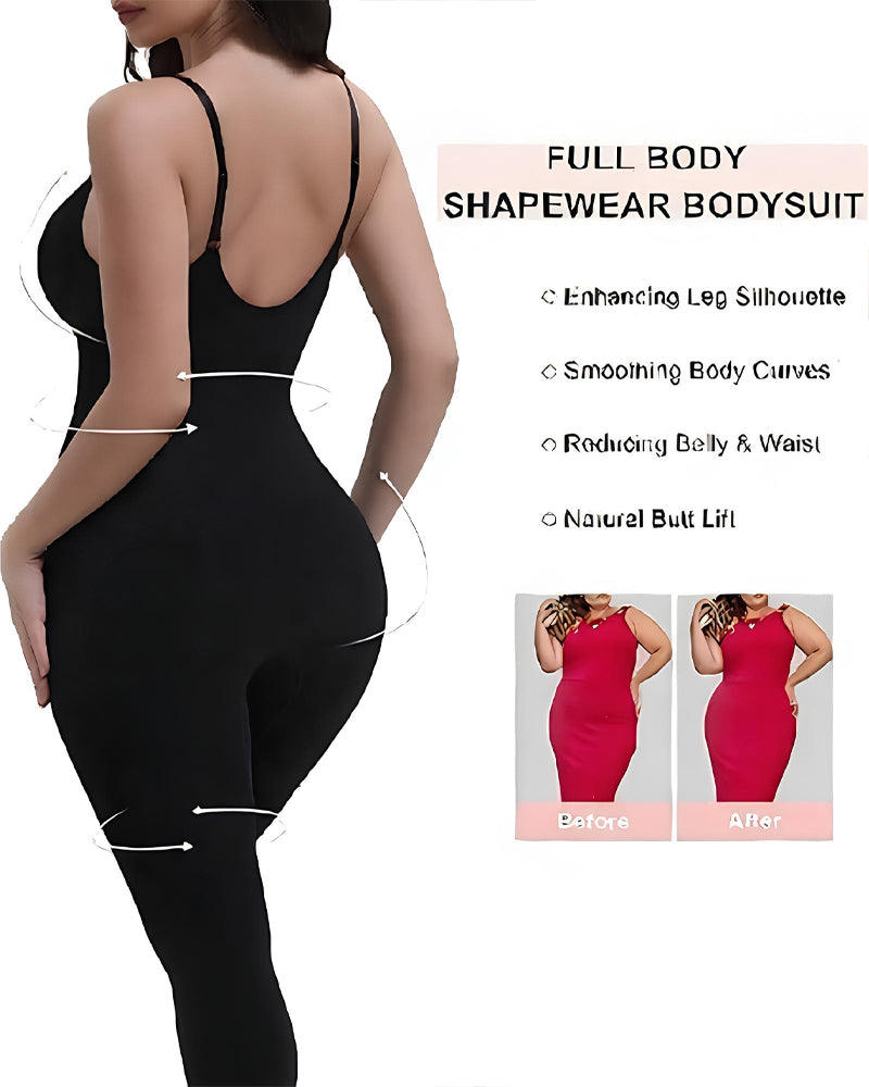 Breathable Seamless Compression Shaping Hourglass Bodysuit