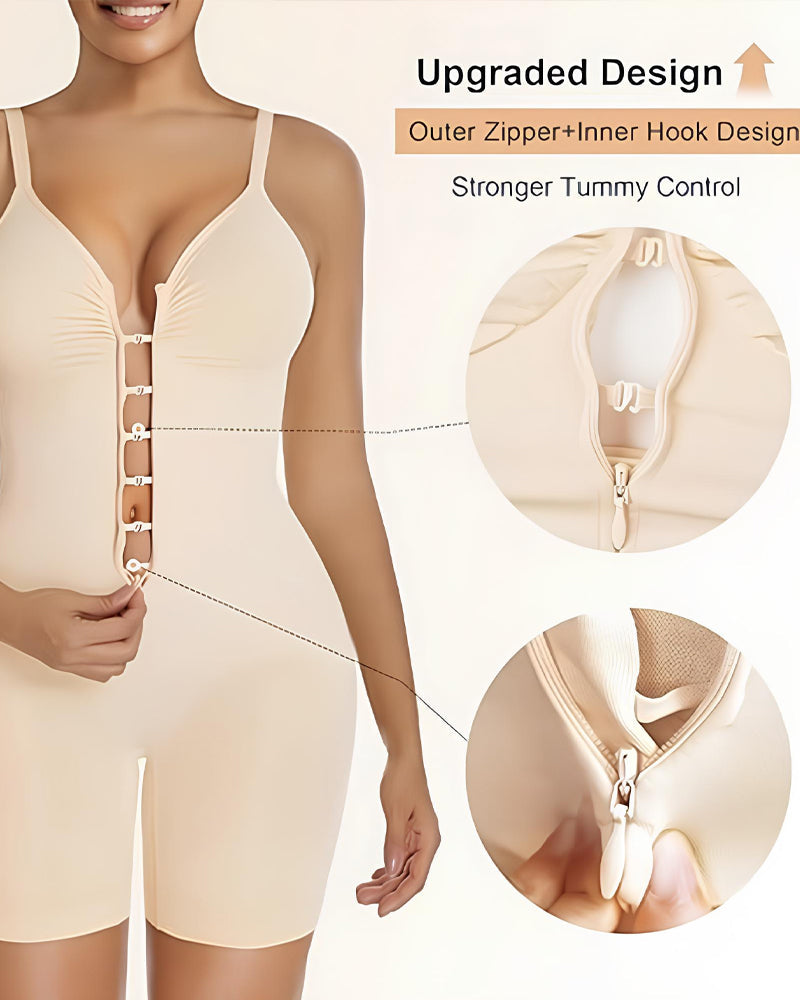 Women's Stretch Fabric Breathable Mesh Body Shaper Tummy Control Tights