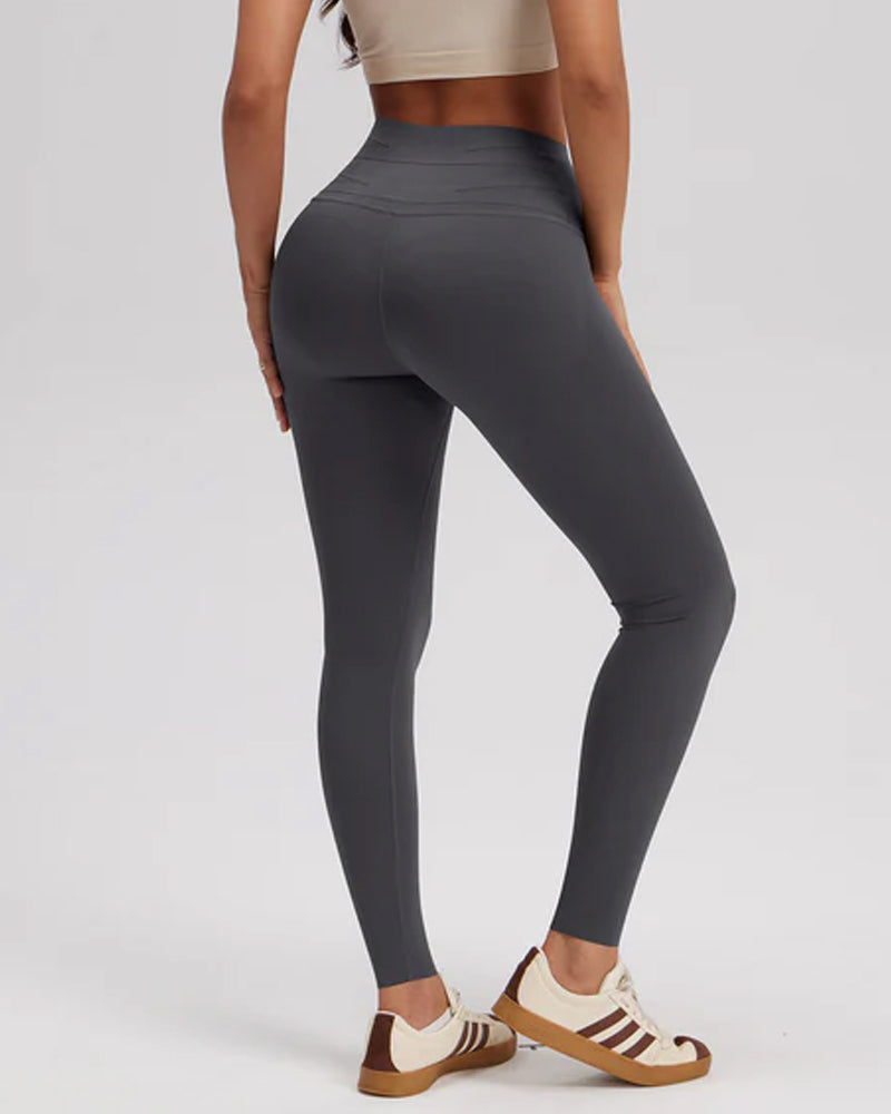 Women's Seamless Tummy Control Butt Lifting Stretch Yoga Leggings