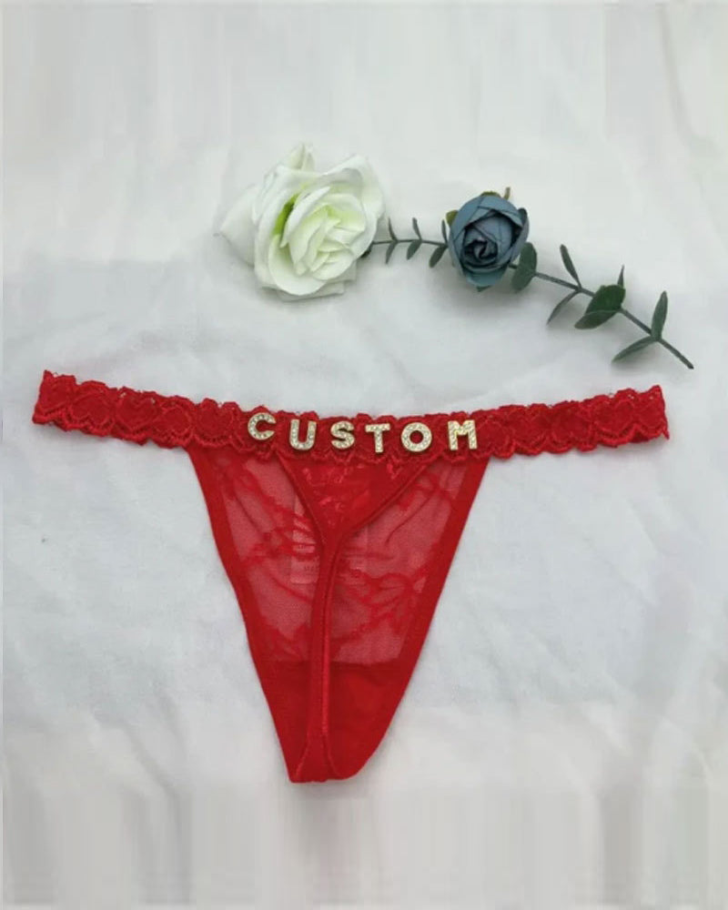 Custom Thong - Name Thong custom thong adult lingerie