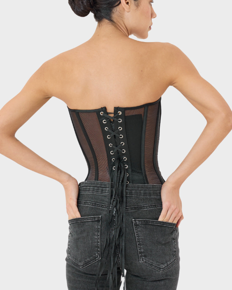Floralshe®Sleek Mesh Supportive Push-Up Corset