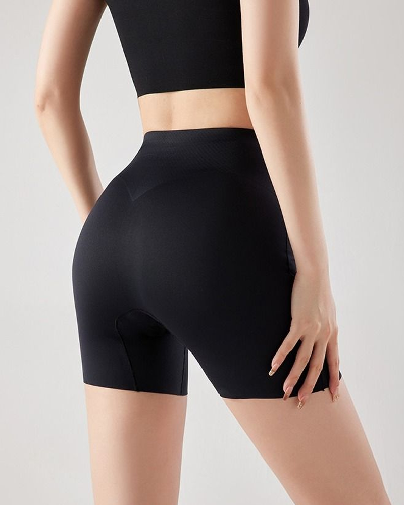 Seamless Shapewear Shorts with Mulberry Silk Lining