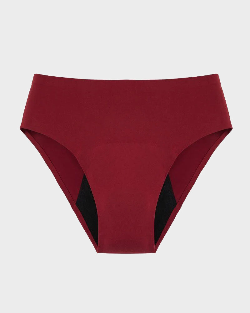 4 layers of seamless leak-proof high-flow reusable menstrual period panties