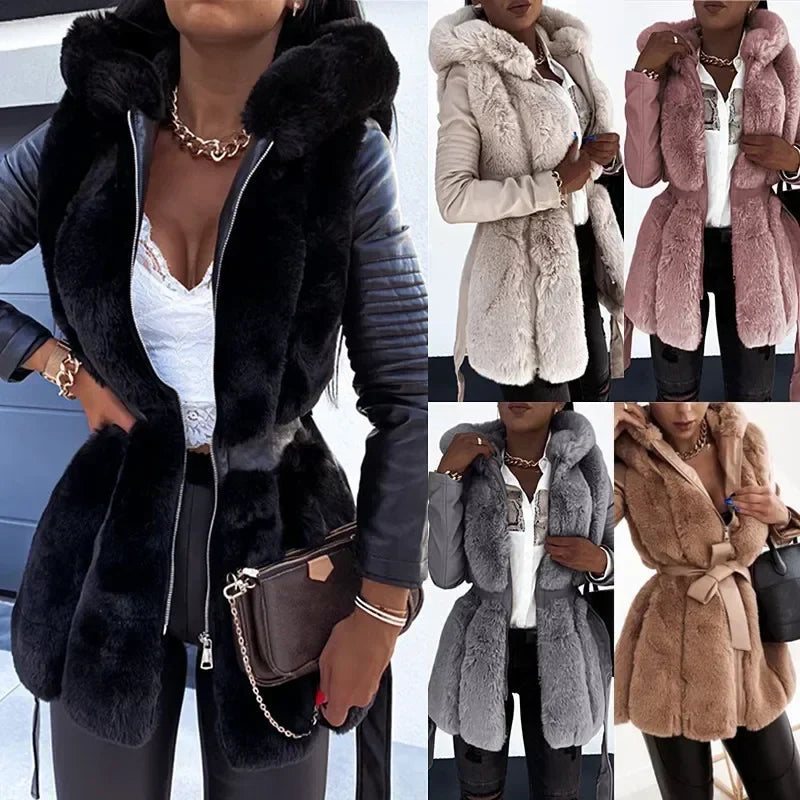 2024 Chic Fur Coat - Elevate Your Style!