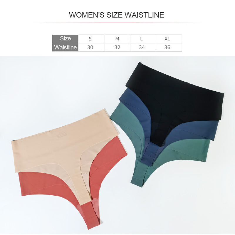 Floralshe®Women's Seamless Solid Color Drop Waist Thong